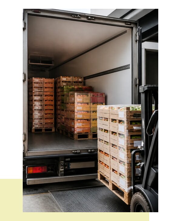 Перевозка сельхозпродукции на паллетах с доставкой в Климовск